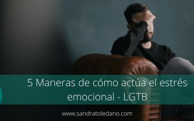 5 Maneras de cómo actúa el estrés emocional LGTB